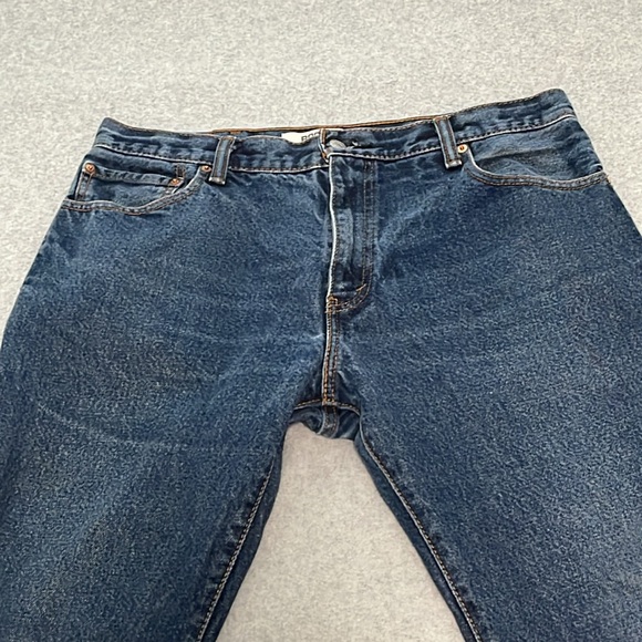 Levis 517 Mens Jeans Size 34 Cowboy Bootcut Retro Biker - Picture 5 of 9